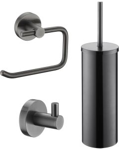 Ben Rundo Toiletset Geborsteld Zwart