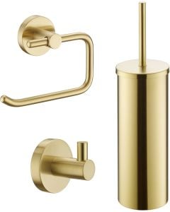 Ben Rundo Toiletset Geborsteld Messing