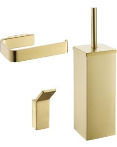 Ben Torgetto Toiletset Geborsteld Messing