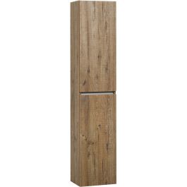 Ben Limara Hoge kast Rechts, 35x29x165 cm, Sherwood/Aluminium