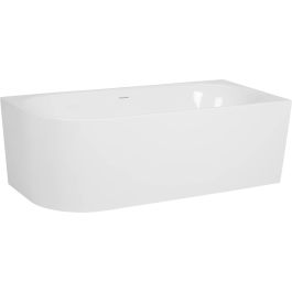 Ben Vico Bad Back to Wall R met sleuf 180x80 cm Glans Wit