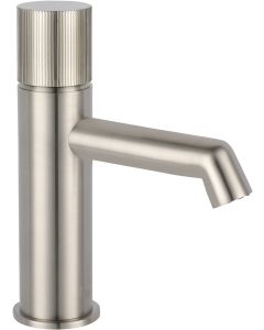 Ben Engraved Line Wastafelkraan Geborsteld Nickel