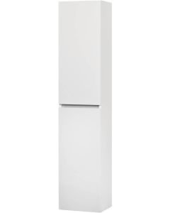 Ben Limara Hoge kast Links 35x29x165 cm Glans Wit/Aluminium