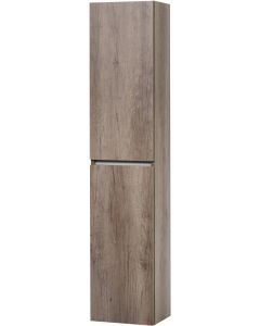 Ben Limara Hoge kast Links 35x29x165 cm Nebraska Eiken/Aluminium