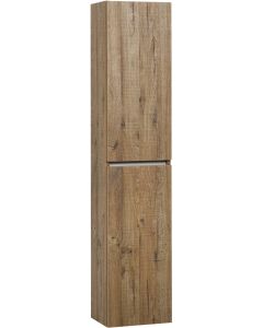 Ben Limara Hoge kast Rechts, 35x29x165 cm, Sherwood/Aluminium
