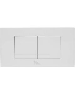 Ben Compact Flush Lomex Drukplaat 20,8x11,1 cm Wit