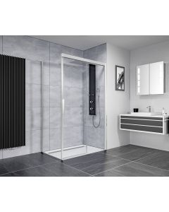Ben iMotion Schuifdeur rechts 120x206 cm Chroom Helder Glas