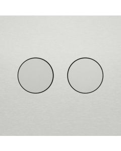 Ben Pure Drukplaat Pneumatisch 16x16 cm Mat Chroom