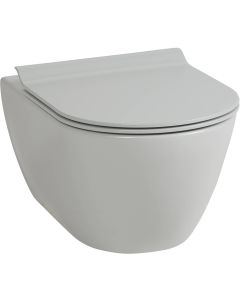 Ben Segno Wandcloset Dual Glaze Free Flush 36x55x33,5 cm Cement Grijs