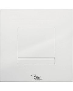 Ben Pro Flush Style Drukplaat 16x16 cm Wit