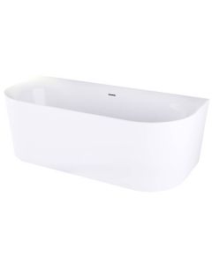 Ben Vico Bad Back to Wall met sleuf 155x80 cm Mat Wit