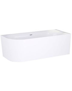 Ben Vico Bad Back to Wall R met sleuf 180x80 cm Mat Wit