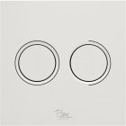 Ben Pure Drukplaat Pneumatisch 16x16 cm Wit Glas