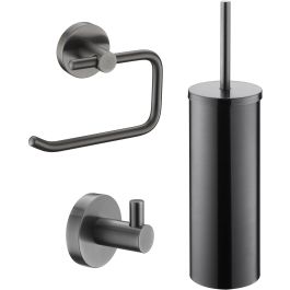 Ben Rundo Toiletset Geborsteld Zwart